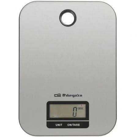 Orbegozo PC 1019 Báscula de cocina electrónica hasta 5 kg plata Orbegozo PC 1019 Báscula de cocina electrónica hasta 5 kg plata